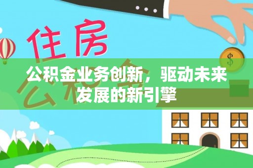 漳浦公积金业务创新，驱动未来发展的新引擎