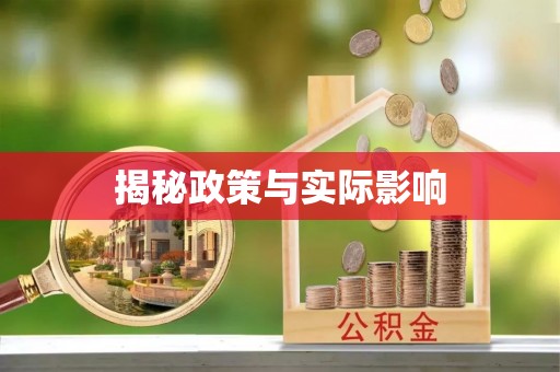 漳浦揭秘政策与实际影响