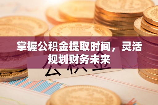 漳浦掌握公积金提取时间，灵活规划财务未来