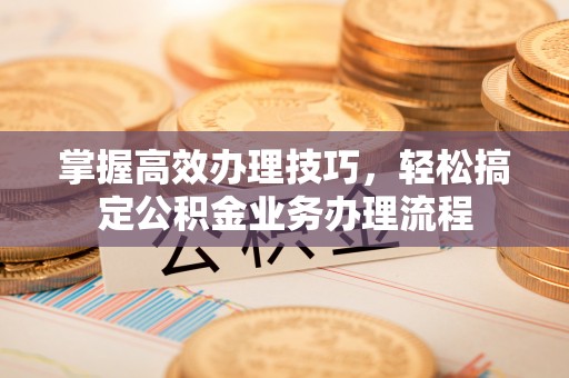 漳浦掌握高效办理技巧，轻松搞定公积金业务办理流程