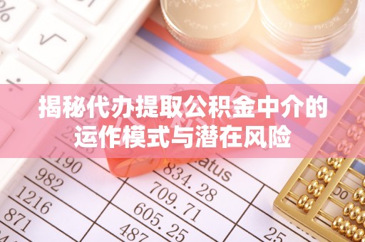 漳浦揭秘代办提取公积金中介的运作模式与潜在风险